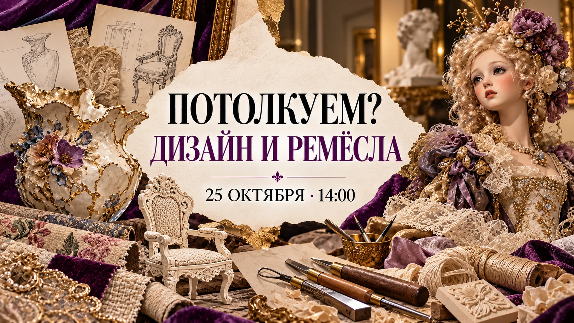 Интеллектуальная игра «Потолкуем? Дизайн и ремёсла»